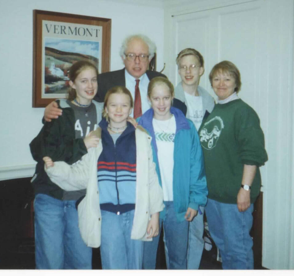 When Erik Met Bernie I've met Bernie Sanders plenty of times over the years, but this moment stands out for me. I was in Washington, DC (the city of my birth), back in 1998, and Bernie's office welcomed us for a visit and a tour. Then-Congressman Sanders also obliged for a pho